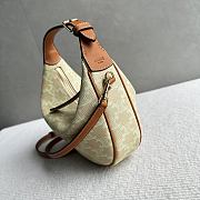 Teen Celine Lulu In Triomphe Canvas Sandcastle/Soft Lime - 24x21x5cm - 2