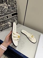 Dior 30M Slide White Calfskin - 2