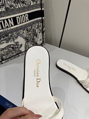 Dior 30M Slide White Calfskin - 4