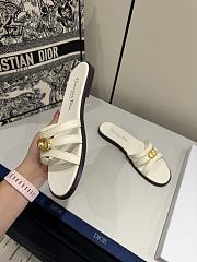 Dior 30M Slide White Calfskin - 5