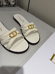 Dior 30M Slide White Calfskin - 6