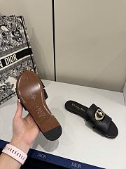 Dior 30 Montaigne Slide Black Calfskin - 2