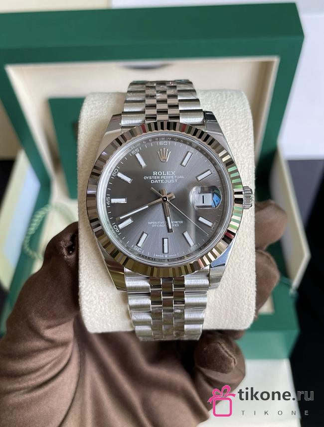Rolex Datejust 41mm Oystersteel and White Gold 126334 - 1