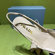 Prada Beige Mesh Bow Slingback Pumps 75mm - 6