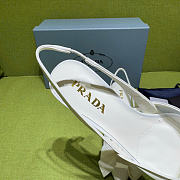 Prada White Mesh Bow Slingback Pumps 75mm - 5
