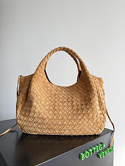 Bottega Veneta Large Campana Suede Brown - 39x24x18.5cm - 6