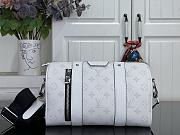 LV City Keepall Taigarama Leather M27644 - 27.5x16.5x15cm - 1