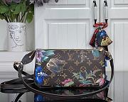 LV Pochette Accessoires Monogram Ebene M29148 - 23.5x13.5x4cm - 5