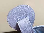 LV All In BB Ostrich Leather Blue - 16x18x12cm - 5