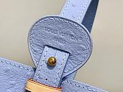 LV All In BB Ostrich Leather Blue - 16x18x12cm - 4