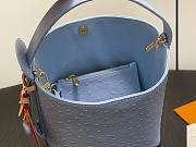 LV All In BB Ostrich Leather Blue - 16x18x12cm - 2
