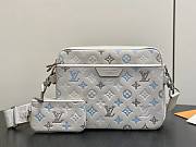 LV Trio Messenger Monogram Shadow White M28854 - 25x18.5x7cm - 1