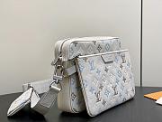 LV Trio Messenger Monogram Shadow White M28854 - 25x18.5x7cm - 3