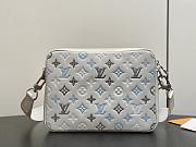 LV Trio Messenger Monogram Shadow White M28854 - 25x18.5x7cm - 2