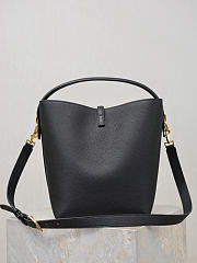 YSL Le 37 Supple In Grained Leather In Black - 25x20x16cm - 2
