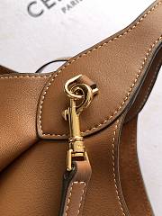 Celine Small Hobo In Supple Smooth Calfskin Brown - 31x18x6cm - 4