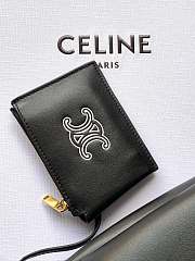 Celine Small Hobo In Supple Smooth Calfskin Black - 31x18x6cm - 3
