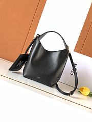Celine Small Hobo In Supple Smooth Calfskin Black - 31x18x6cm - 2