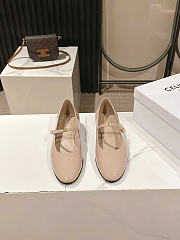 Celine City Ballerina In Glossy Calfskin Blush - 1