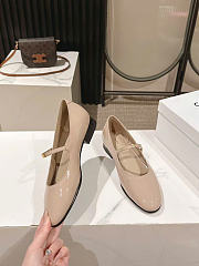 Celine City Ballerina In Glossy Calfskin Blush - 3