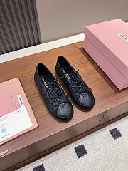 Miumiu Nappa Leather Ballerinas Black 5F636E - 1