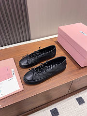 Miumiu Nappa Leather Ballerinas Black 5F636E - 6