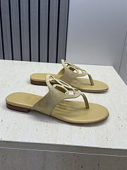Hermes Mage Sandal Suede Beige  - 6