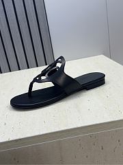 Hermes Mage Sandal Calfskin Black  - 4