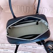 Miumiu Small Vivant Nappa Leather Bag Black 5BB200 - 28x17x9.5cm - 3
