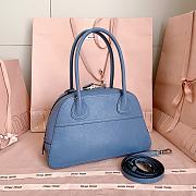 Miumiu Small Vivant Nappa Leather Bag Blue 5BB200 - 28x17x9.5cm - 6