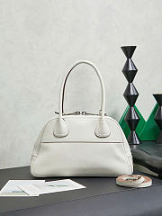 Miumiu Small Vivant Nappa Leather Bag White 5BB200 - 28x17x9.5cm - 5