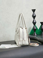 Miumiu Small Vivant Nappa Leather Bag White 5BB200 - 28x17x9.5cm - 3