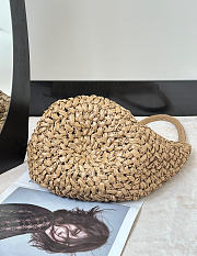 The Row Raffia Estelle Bag Brown - 30x29x22cm - 6
