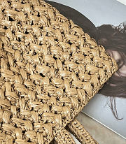 The Row Raffia Estelle Bag Brown - 30x29x22cm - 3