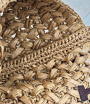 The Row Raffia Estelle Bag Brown - 30x29x22cm - 2