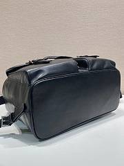 Prada Black Large Leather Backpack 2VZ110 - 39x34x15cm - 3