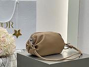 Dior Bow Pouch Camel Supple Lambskin - 20x11x8cm - 2