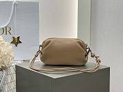 Dior Bow Pouch Camel Supple Lambskin - 20x11x8cm - 4