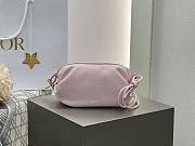 Dior Bow Pouch Rose Soupir Supple Lambskin - 20x11x8cm - 1