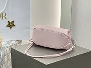 Dior Bow Pouch Rose Soupir Supple Lambskin - 20x11x8cm - 4