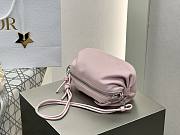 Dior Bow Pouch Rose Soupir Supple Lambskin - 20x11x8cm - 2