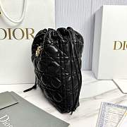 Adiorable Mini Bucket Black Cannage Lambskin - 22x20x5.5cm - 2
