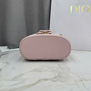 Dior Mini Vanity Soupir Pink Cannage Lambskin - 17x10.5x8cm  - 6