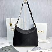 Dior Medium Diorly Bag Black Flat Cannage Calfskin - 31.5x25x8cm - 3