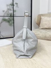 Chanel Maxi Hobo Bag Shiny Lambskin & Gold-Tone Metal Gray - 36.5x21x9.5cm - 4