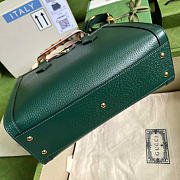 Gucci Diana Medium Tote Bag Green Leather ‎702721 - 27x23x9cm - 5