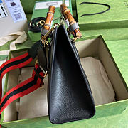 Gucci Diana Medium Tote Bag Black Leather ‎702721 - 27x23x9cm - 6