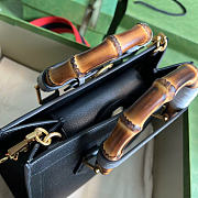 Gucci Diana Medium Tote Bag Black Leather ‎702721 - 27x23x9cm - 5