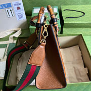 Gucci Diana Medium Tote Bag Brown Leather ‎702721 - 27x23x9cm - 6