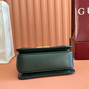 Gucci Siena Medium Top Handle Bag Green Leather 855535 - 25.5x16x9cm - 2